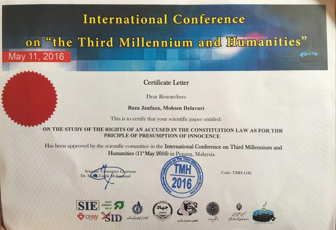 the Third Millennium and Humanities